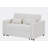 Modern 55" 3-in-1 couch folding sofa bed with two lumbar pillows for living room and office-1364206922