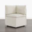 Fauteuil de coin rembourré avec rangement-355809852
