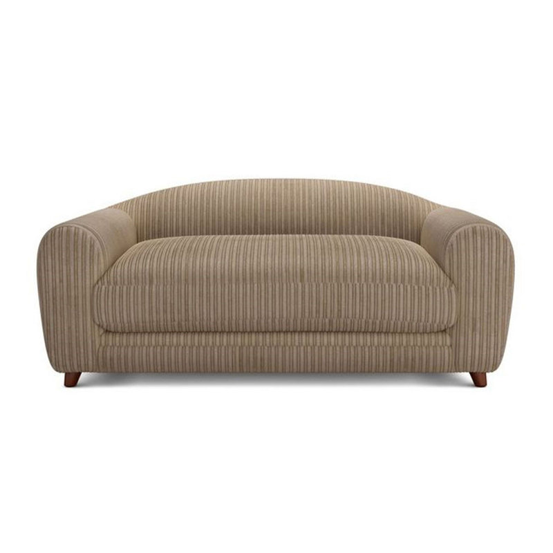 Catoosa Jumbo Cord Pet Bed, Coffee, 11.8" H x 47.2" W x 35.4" D