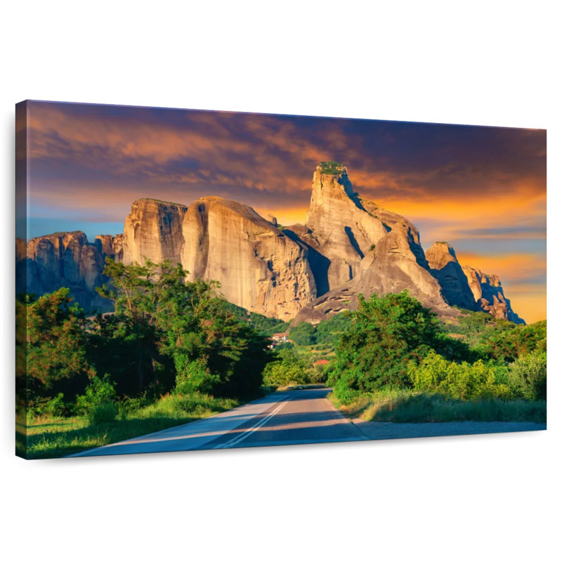 Alvord Alluring Meteora Mountains, 16" H x 24" W