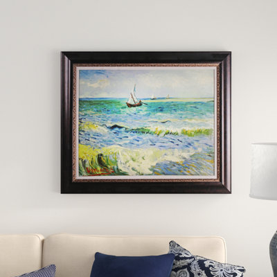 «Seascape at Saintes», reproduction d'art sur toile tendue encadrée
