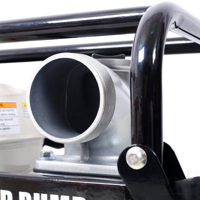 Pompe à eau de 264 gallons par minute, moteur GX160 de 163 cm³, coupleur 3 po NPT, avec ensemble d'accessoires et ensemble de poignée de roue