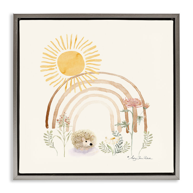 «Soft Boho Nature», art mural encadré par Audrey Jeanne Roberts, Cadre flottant gris lustré, H 25 po x l 25 po