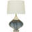 23.6" Black Table Lamp with USB