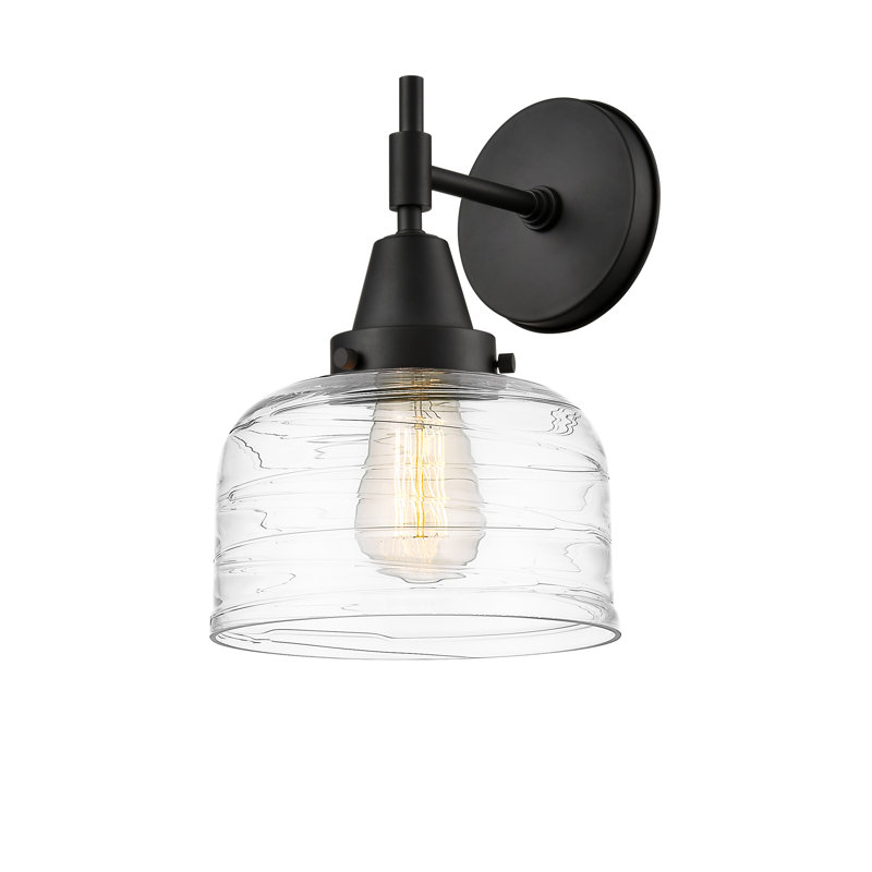 Amede Armed Sconce, Matte Black