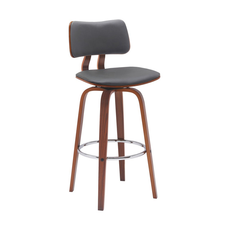 Chaise pivotante en similicuir Pino