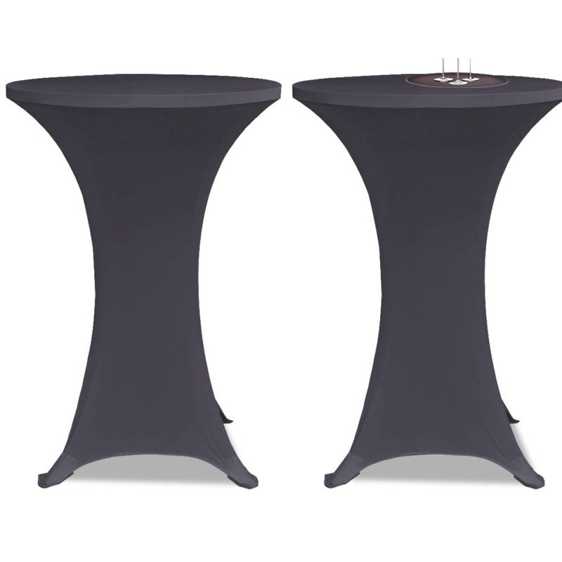 Outdoor Patio Table Cover, 70cm H, Anthracite