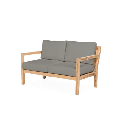 Classic Teak Loveseat - Charocal