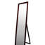 Miroir sur pied de 55 po de hauteur, finition noyer, finition rectangulaire