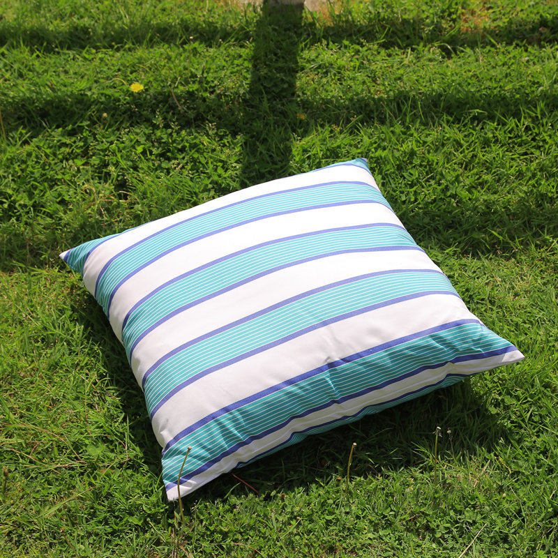 Housse et insert de coussin décoratif intérieur / extérieur en satin 100% djeni