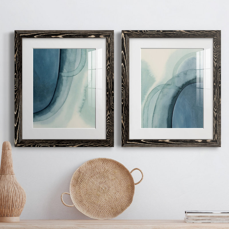 " Spools I " 2 - Pieces, 20" H x 17" W x 1" D, 31.5" H x 47" W x 1.5" D, White