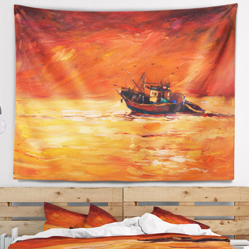 Polyester Tapestry, 32" H x 39" W