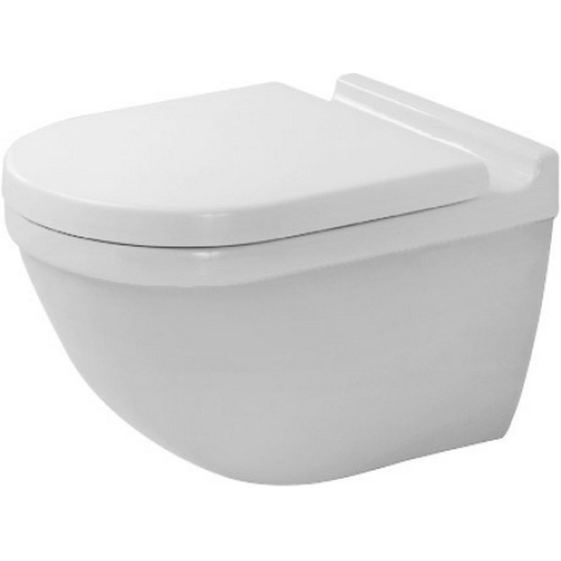 Cuvette de toilette ronde à double chasse Starck 3 (siège non inclus)
