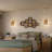 Aalexis Rattan Armed Sconce Battery Operated