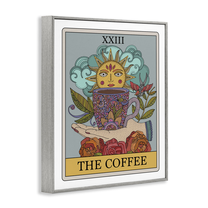 «The Coffee Tarot Art» par Valentina Harper, Estampe numérique Farmhouse, H 14 po x l 11 po
