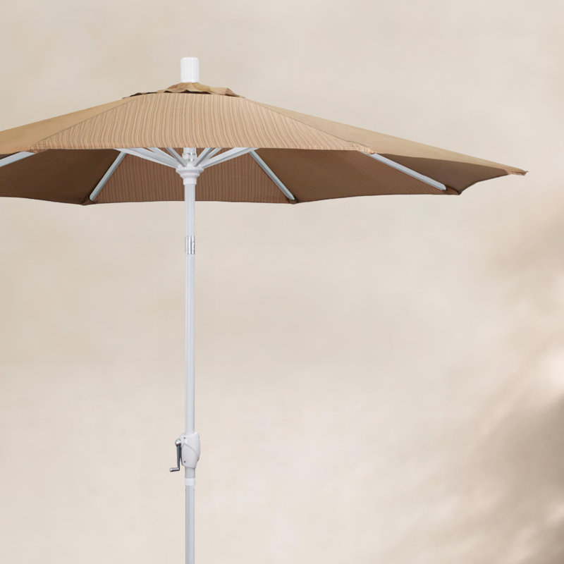 Parasol de marché 7,5' Wallach, Performance séquoia de terrasse