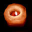 Votive photophore en sel naturel himalaya
