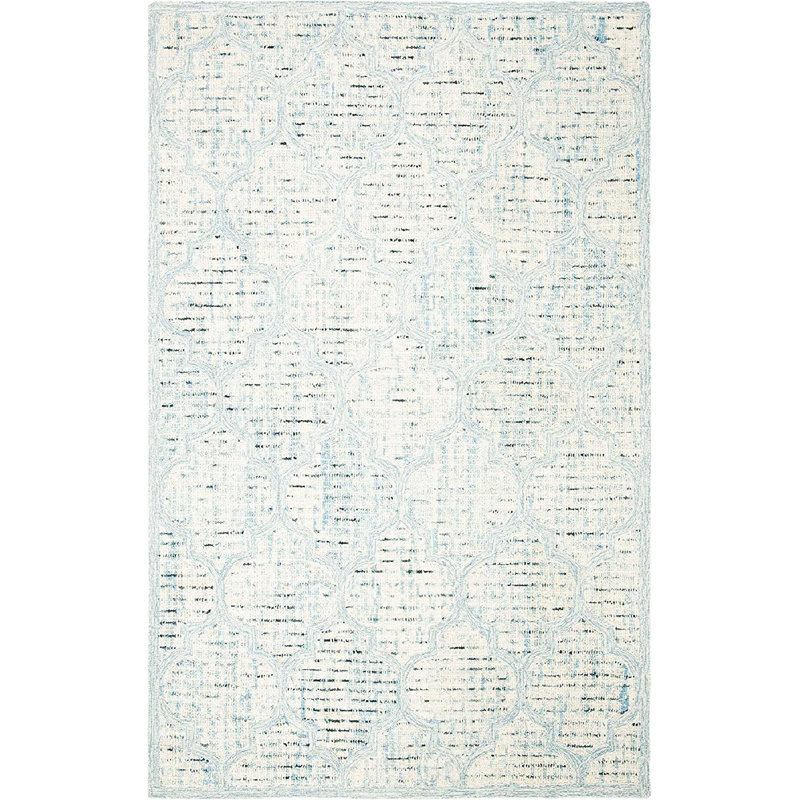 Tapis en laine touffeté à la main Swader, Rectangle 8 pi x 10 pi
