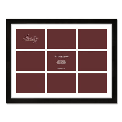 Black Matte Picture Frame with Mat