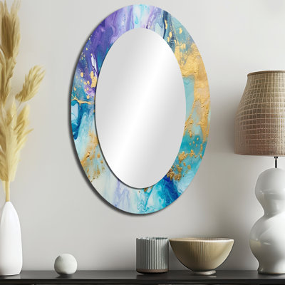 Leamont - Miroir abstrait en métal