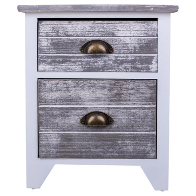 Malachi 38cm W Solid + Manufactured Wood Bedside Table