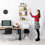 Tablettes flottantes murales pour décoration murale Sorbus - Moyen 16,25 po, paquet de 4, bois d'érable-826245565-826245506