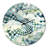 Coastal Concealment Flow - Abstract Wall Clock-101236254