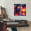 Art mural en verre épique «Dreaming of Summer» par Rey Klimt, 12 po x 12 po