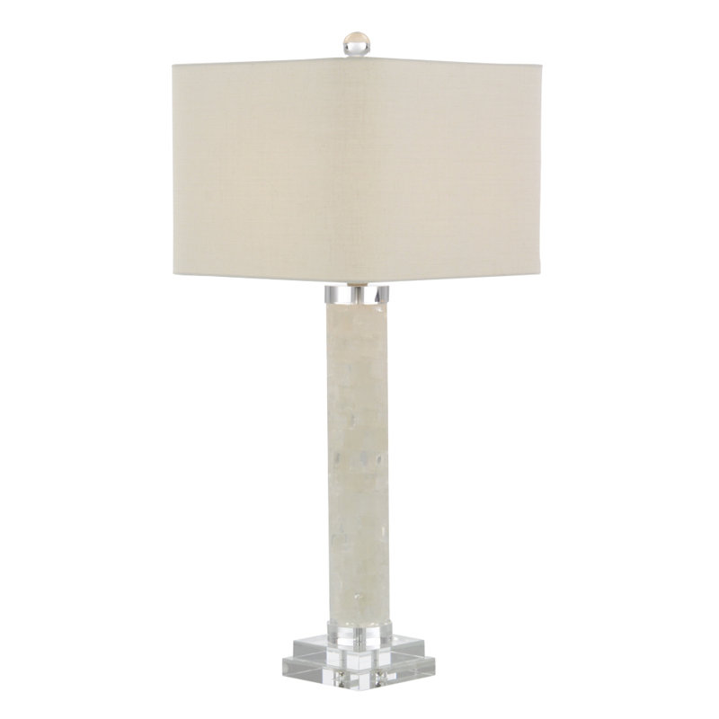 Calcite And Quartz Concrete Table Lamp