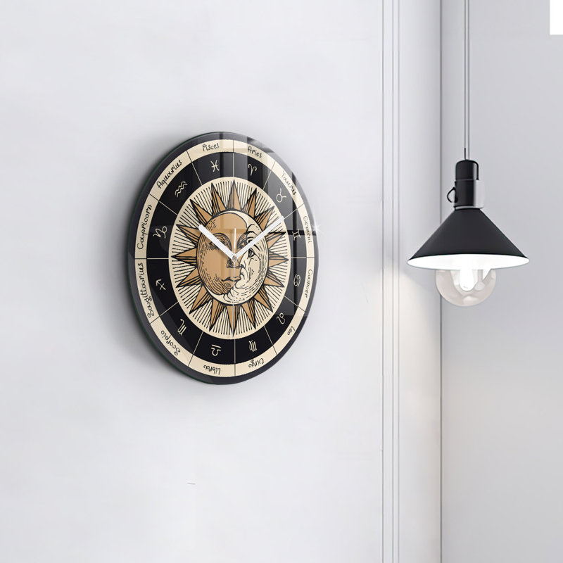Glass Wall Clock