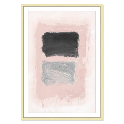 Thomasin Pink, Black And Silver Shimmer I by Joss & Main
