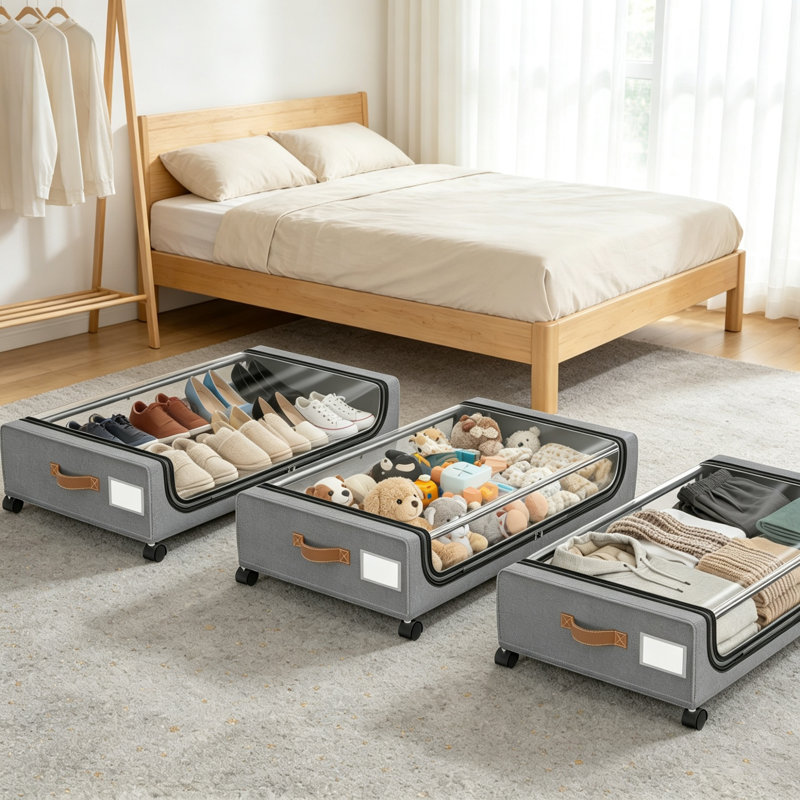 Rebrilliant Fabric Underbed Storage
