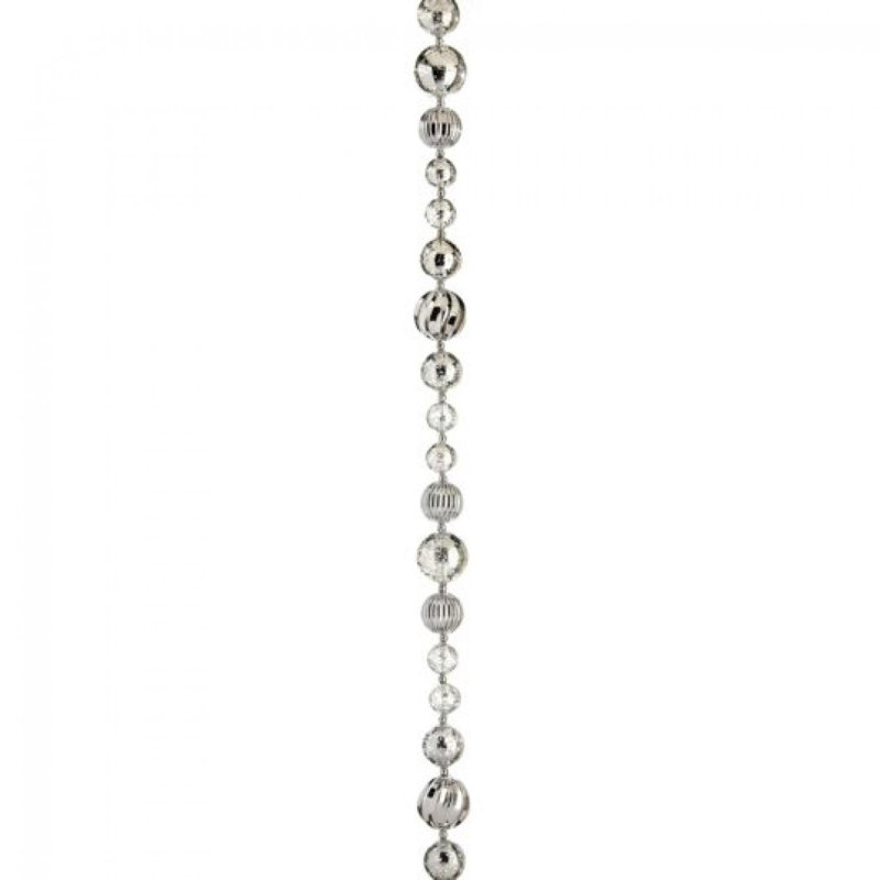 Guirlande Mercury Ball, Argent argent
