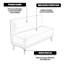 Banc rembourré vert-763735625