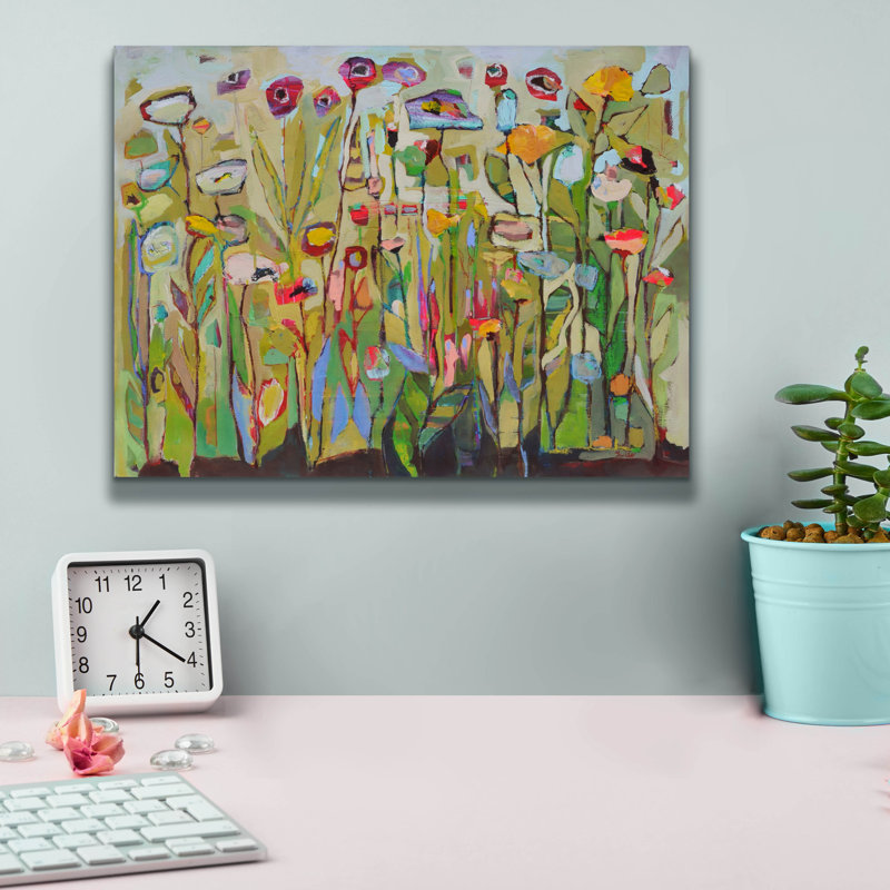 «Racing the rain» par Staci Marie Swider, art mural sur toile, H 12 po x l 16 po x P 0,75 po