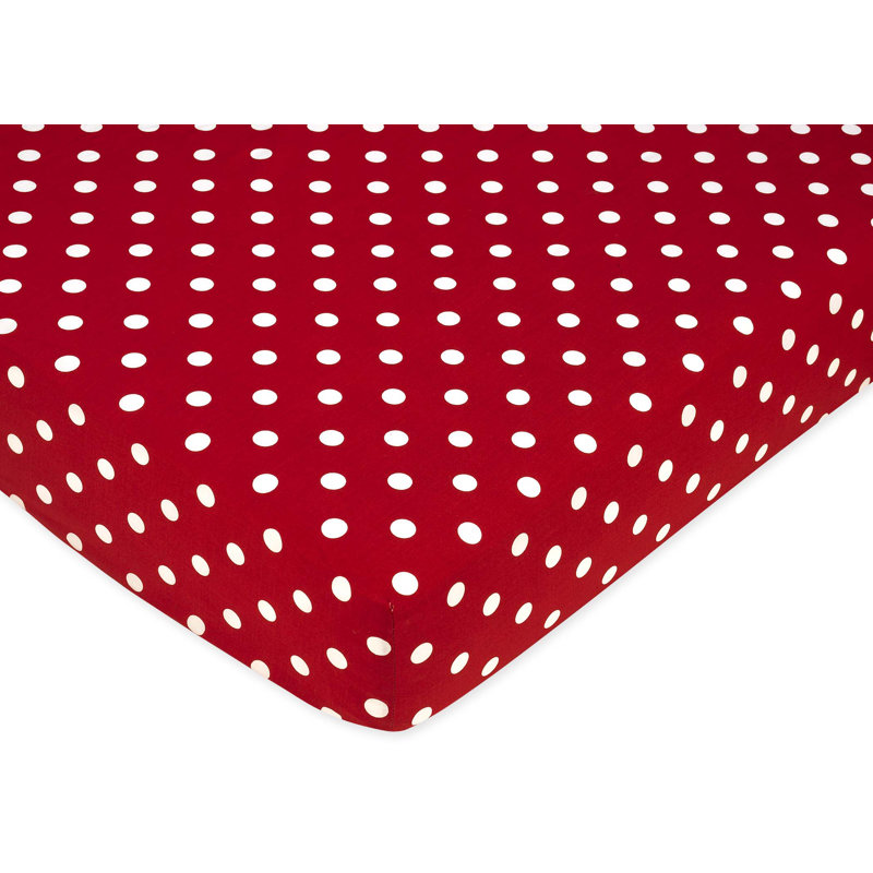 Drap-housse pour lit de bébé Little Ladybug