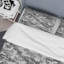 Gris camouflage numérique - ensemble de housse de couette abstrait - microfibre de polyester-813114906