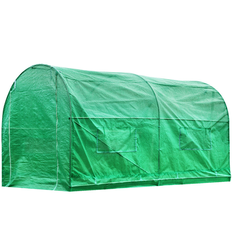 Botkins 7 Ft W x 10 Ft D Greenhouse, Silver