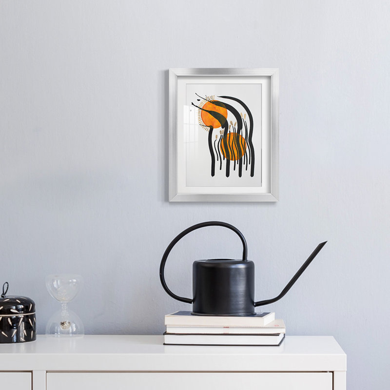 You Shouldn't Have -Framed Print, 25.5" H x 17.5" W, Silver