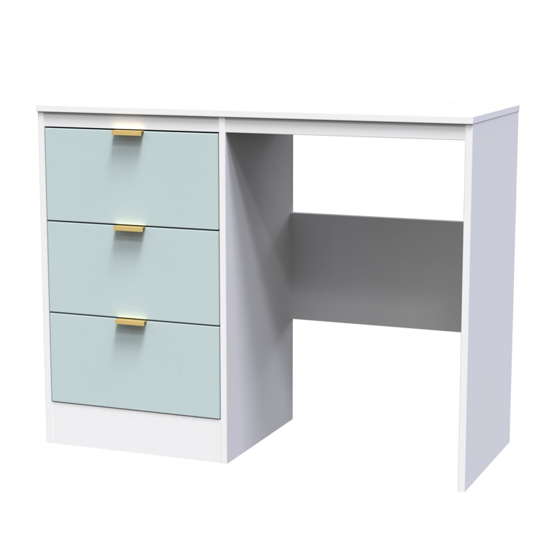 Berklie 3 Drawer Vanity (Ready Assembled), Duck/White