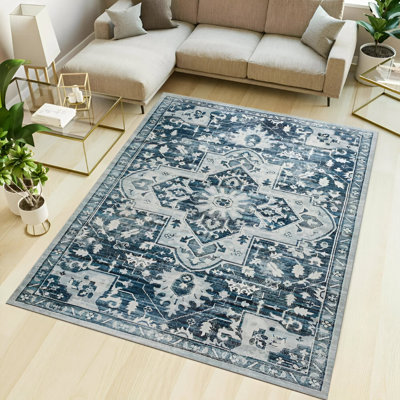 Bella Vintage Look Shag Area Rug