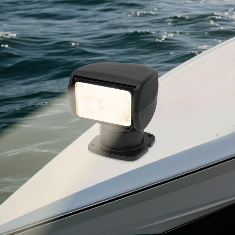 Projecteur de bateau 12V avec télécommande 100W