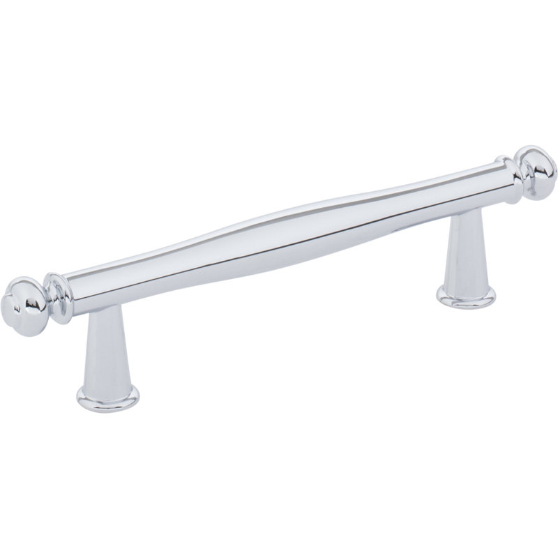 Coddington Bar Pull, Polished Chrome, 3 3/4" Center To Center