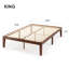 Lit plateforme en bois massif Kizer-741798581-746560380