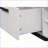 47” White Faux Marble Coffee Table with Drawer – Space-Saving Living Room Centerpiece, Easy Clean