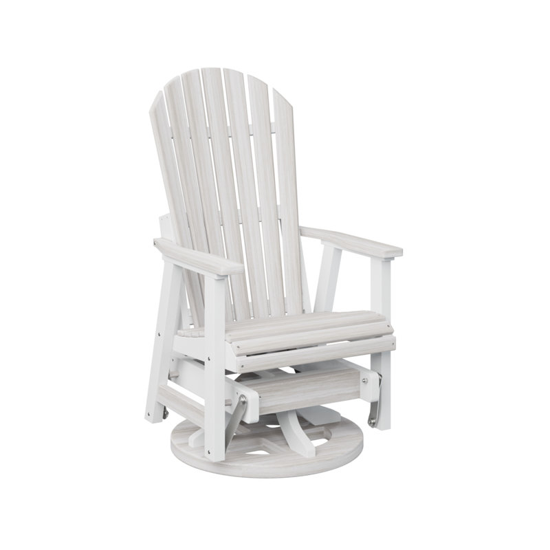 Fauteuil coulissant berçant berlinois berlinois, Coquillage / Blanc