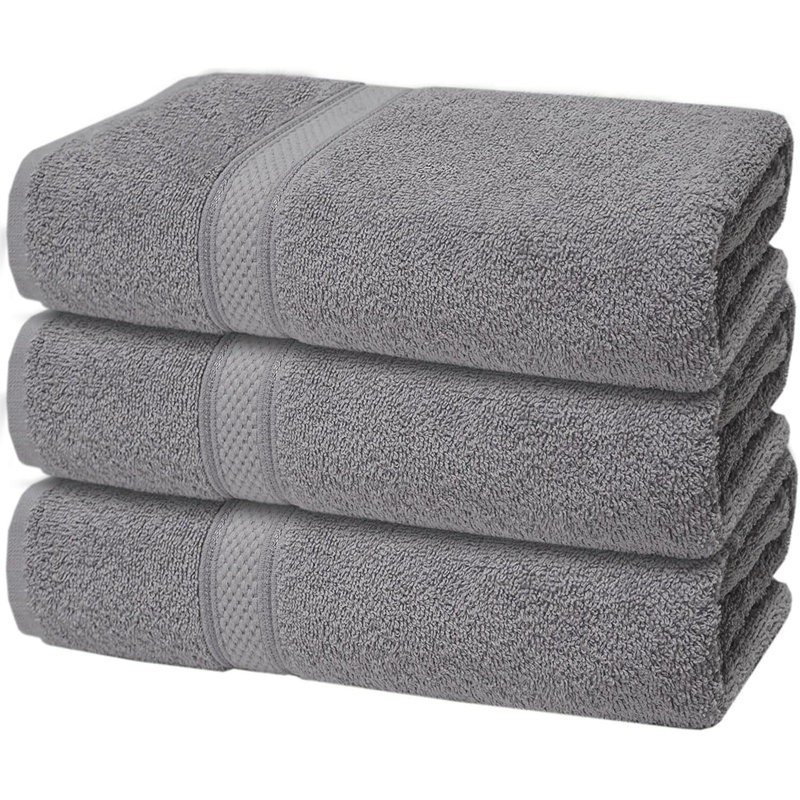 Nayelly Turkish Cotton Bath Towel, White
