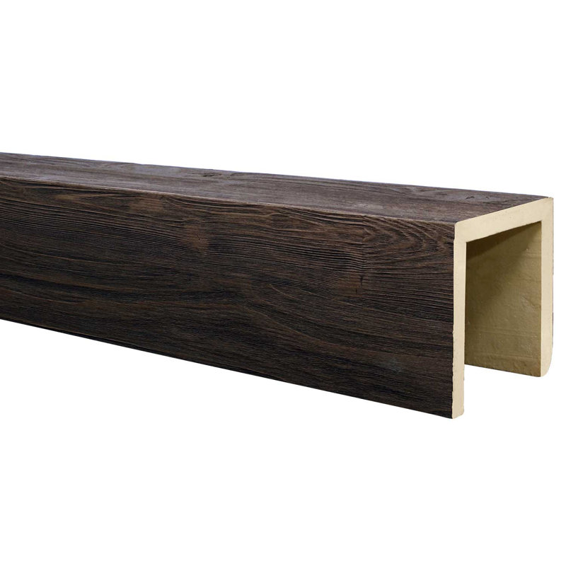 Poutre de plafond River Wood, Java, H 4 po x l 144 po x P 4 po