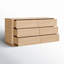 6 Drawer 60" W Double Dresser-1870013167