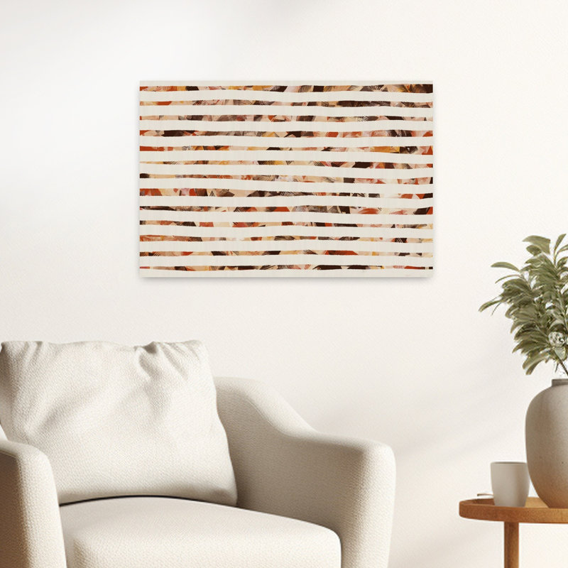 Art contemporain contemporain abstrait, H 16 po x l 24 po